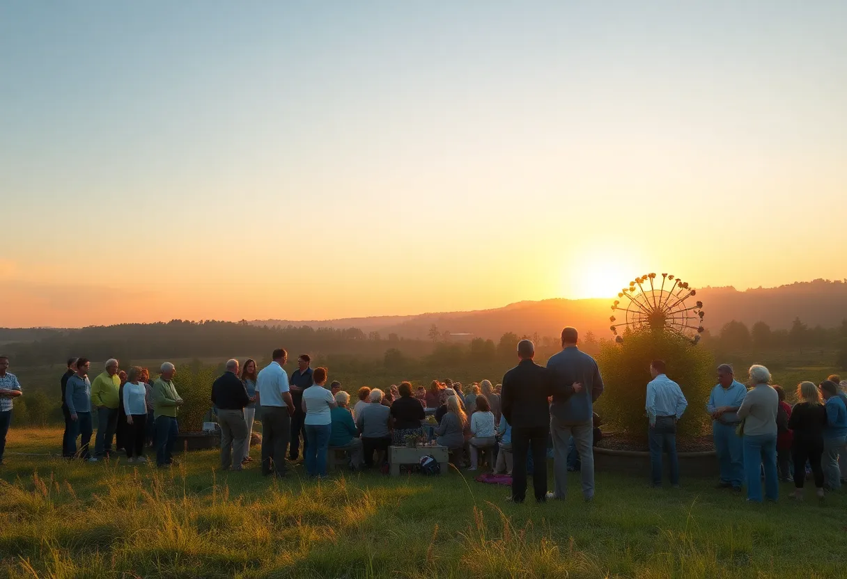 Community gathering in Moberly to honor Conrad Cory Foster.