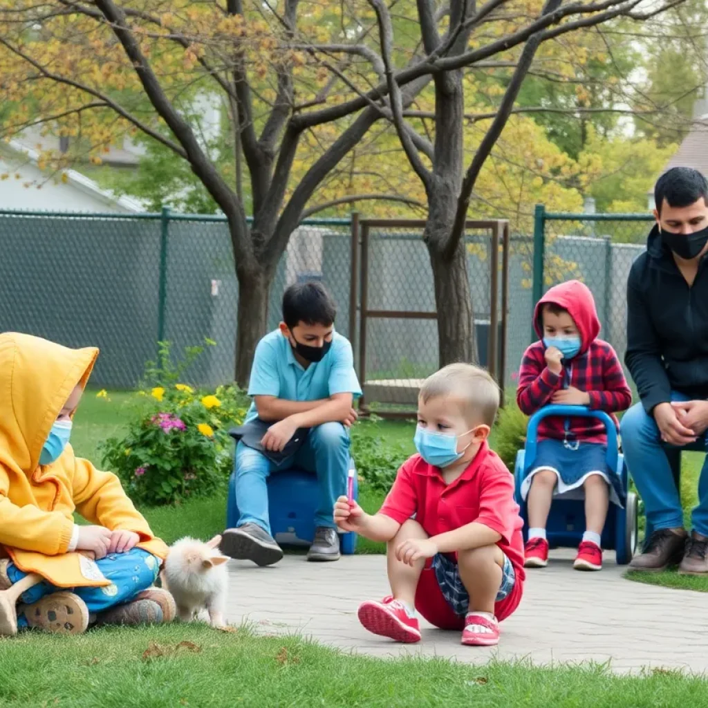 Conceptual image of community safety and child protection