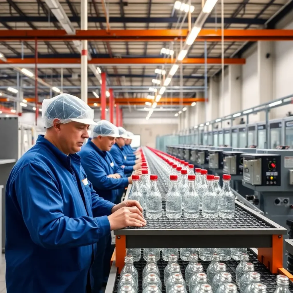 New production line at Danone facility in Jacksonville