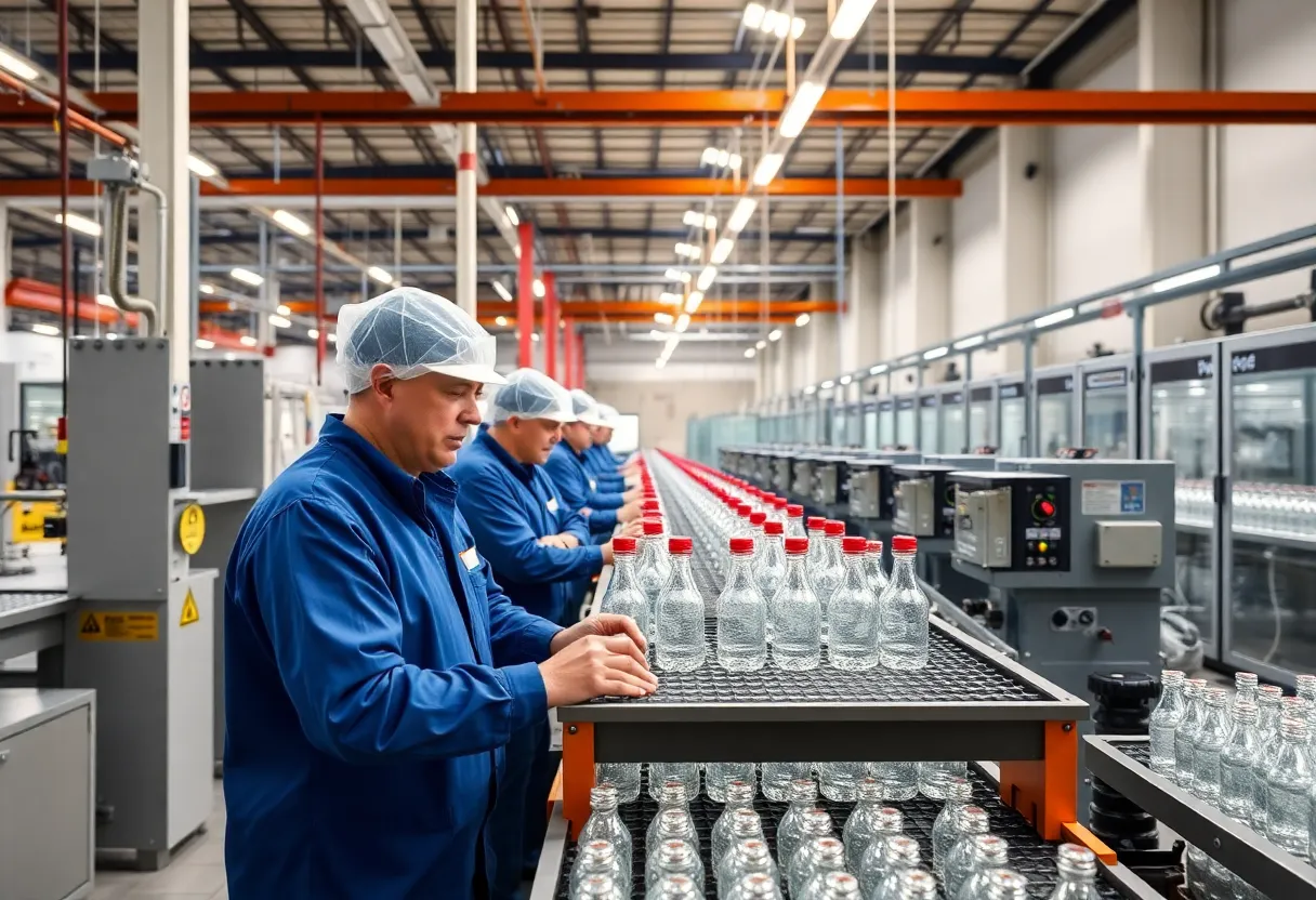 New production line at Danone facility in Jacksonville