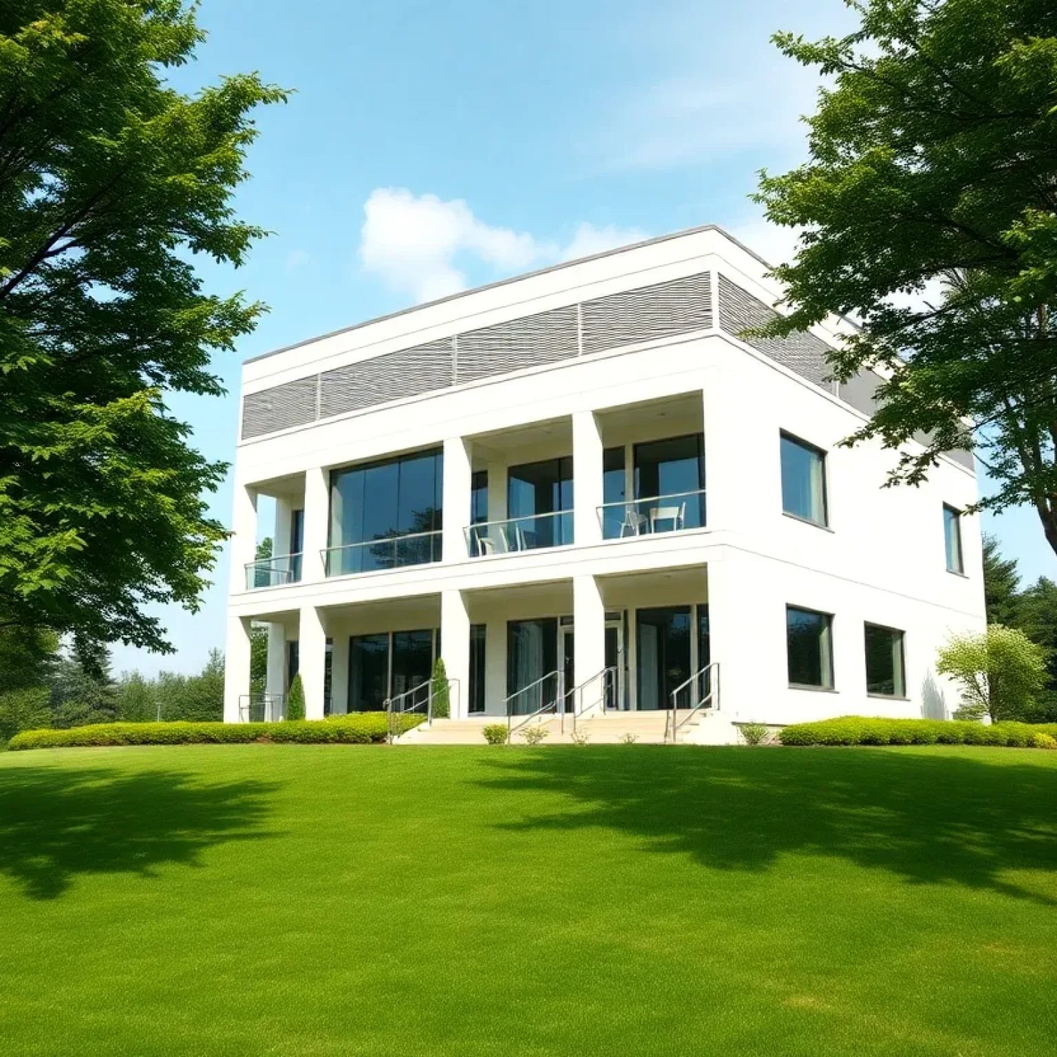 Exterior view of the Deutsche Bank office building in Jacksonville, Florida