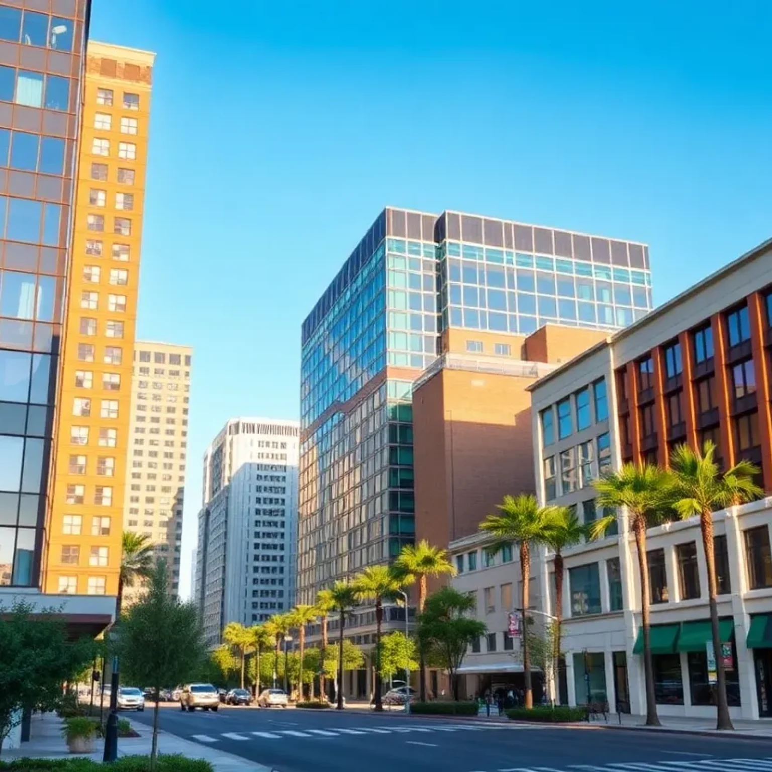 Urban development in Jacksonville showcasing modern architecture