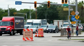 Traffic Congestion Linked to New Amazon Facility in East Arlington