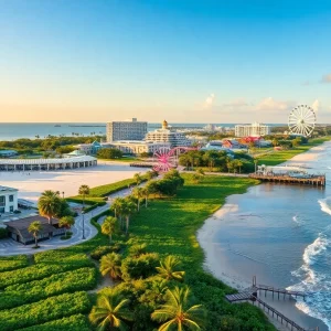 Florida's diverse landscape featuring beaches and agriculture