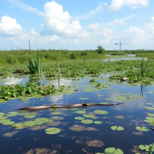 Lush Florida Everglades representing wildlife conservation