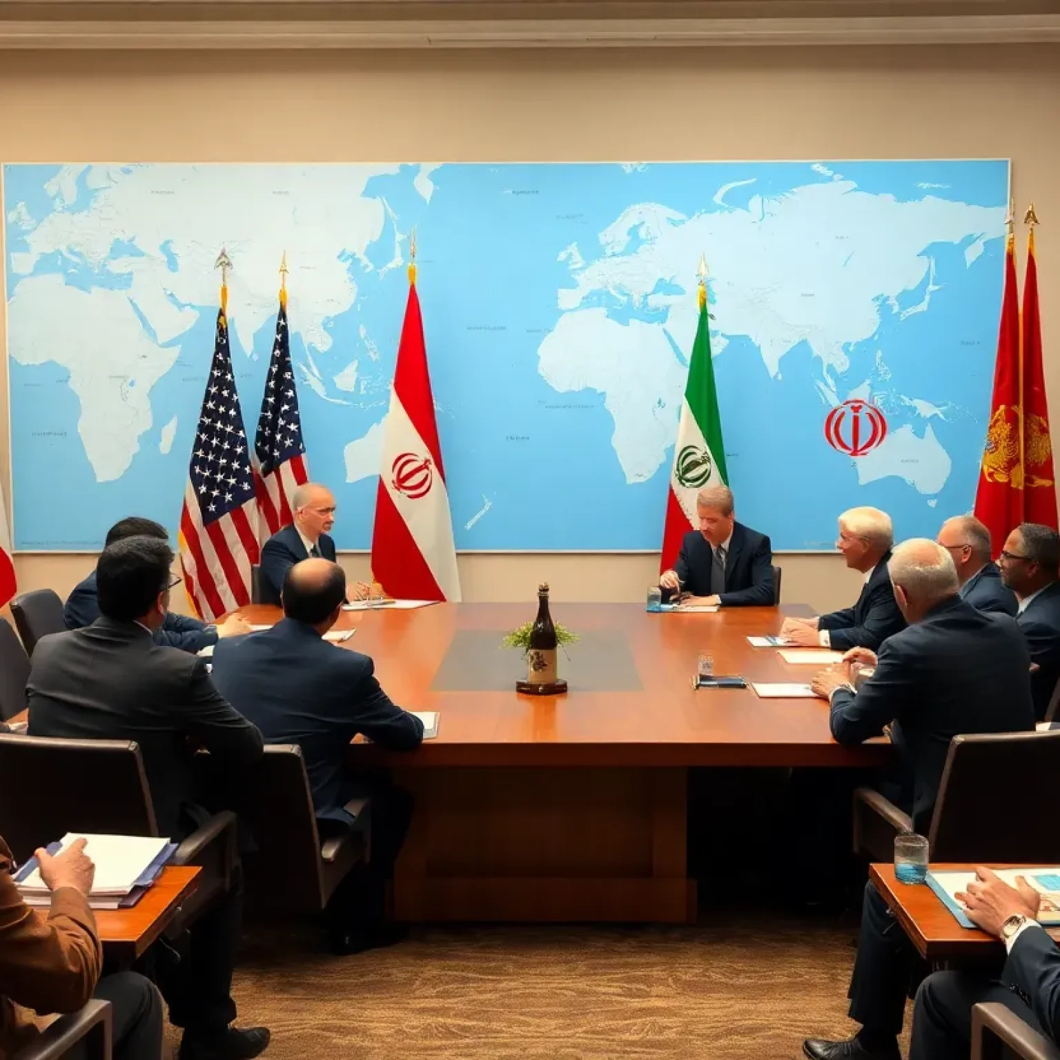 Political leaders in Florida discussing military response to Iran