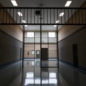 Exterior view of Florida State Prison representing capital punishment