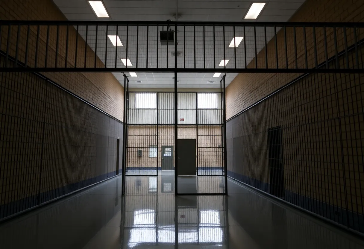Exterior view of Florida State Prison representing capital punishment
