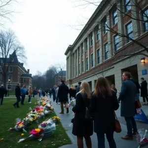 Florida State University campus memorial after shooting
