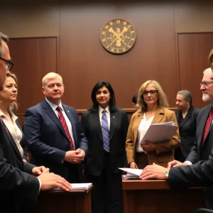 Attorneys in Jacksonville discussing legal matters