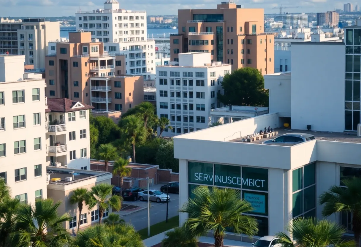 Property management office in Jacksonville, Florida