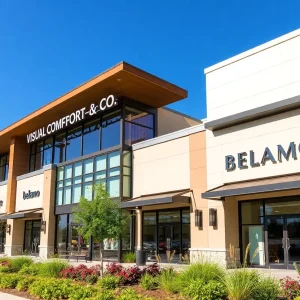 Modern shopping center at Town Center II in Jacksonville