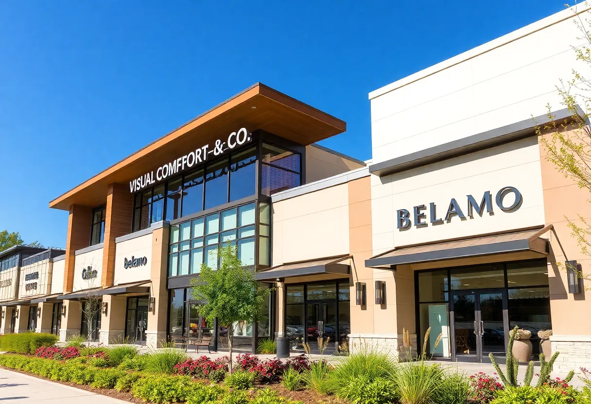 Modern shopping center at Town Center II in Jacksonville