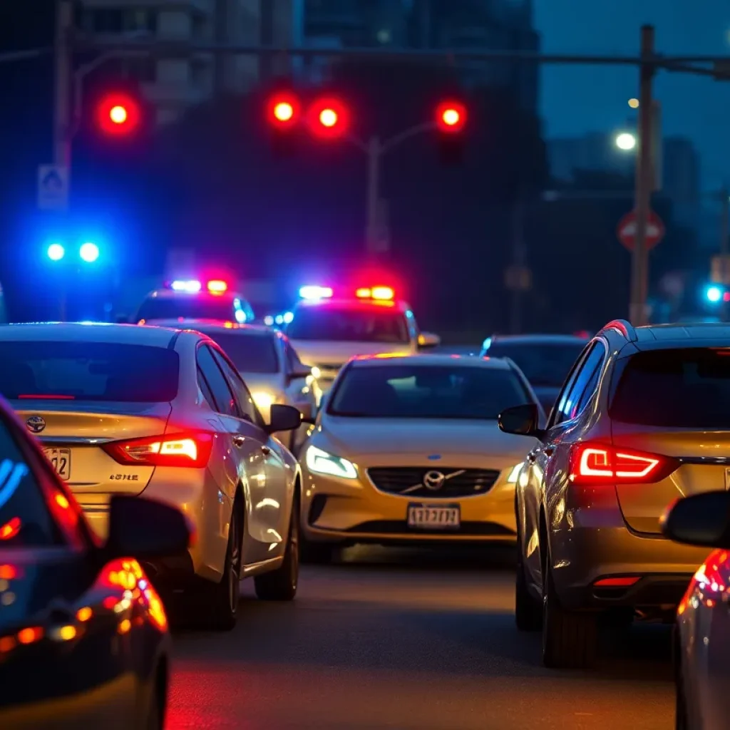 Police respond to a road rage incident in Jacksonville
