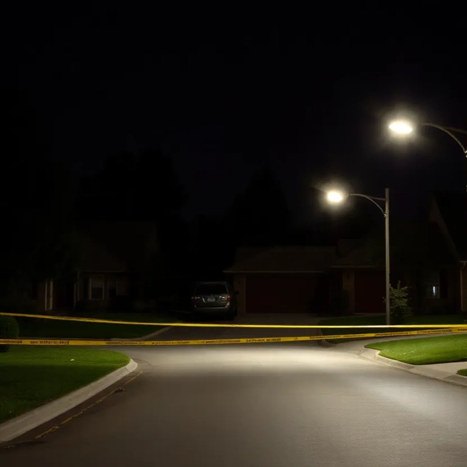 Police investigation scene in Jacksonville following a shooting incident