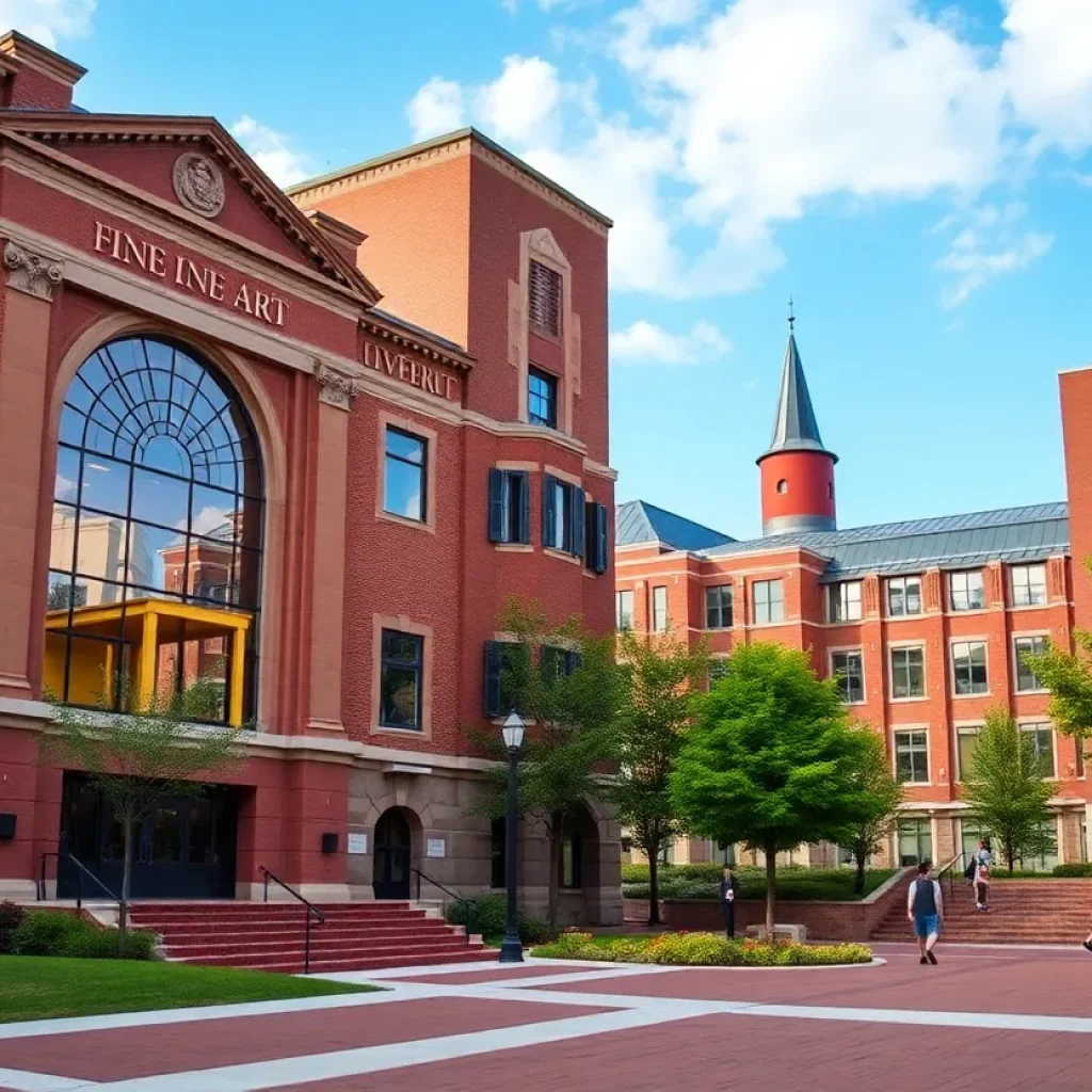 Jacksonville University campus showcasing fine arts and engineering buildings