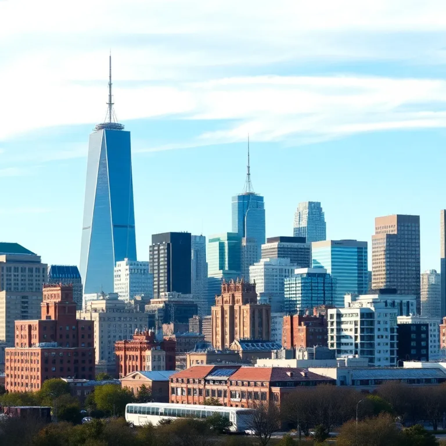 Skyline of Jacksonville representing urban planning
