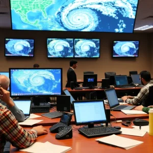 Emergency operations center preparing for Hurricane Milton