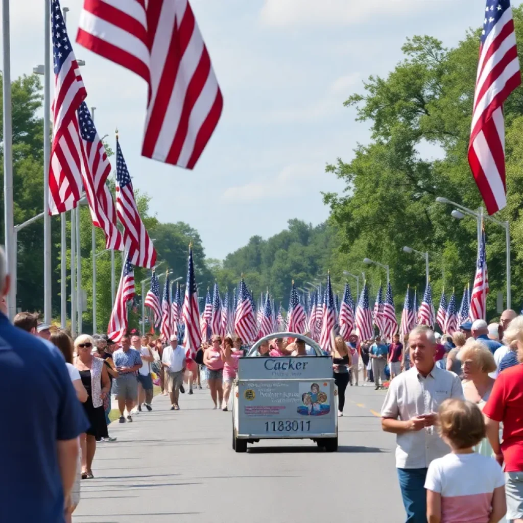 Community members honoring fallen heroes during Memorial Day events in Florida