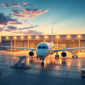 Rendering of Otto Aviation production facility at Cecil Airport
