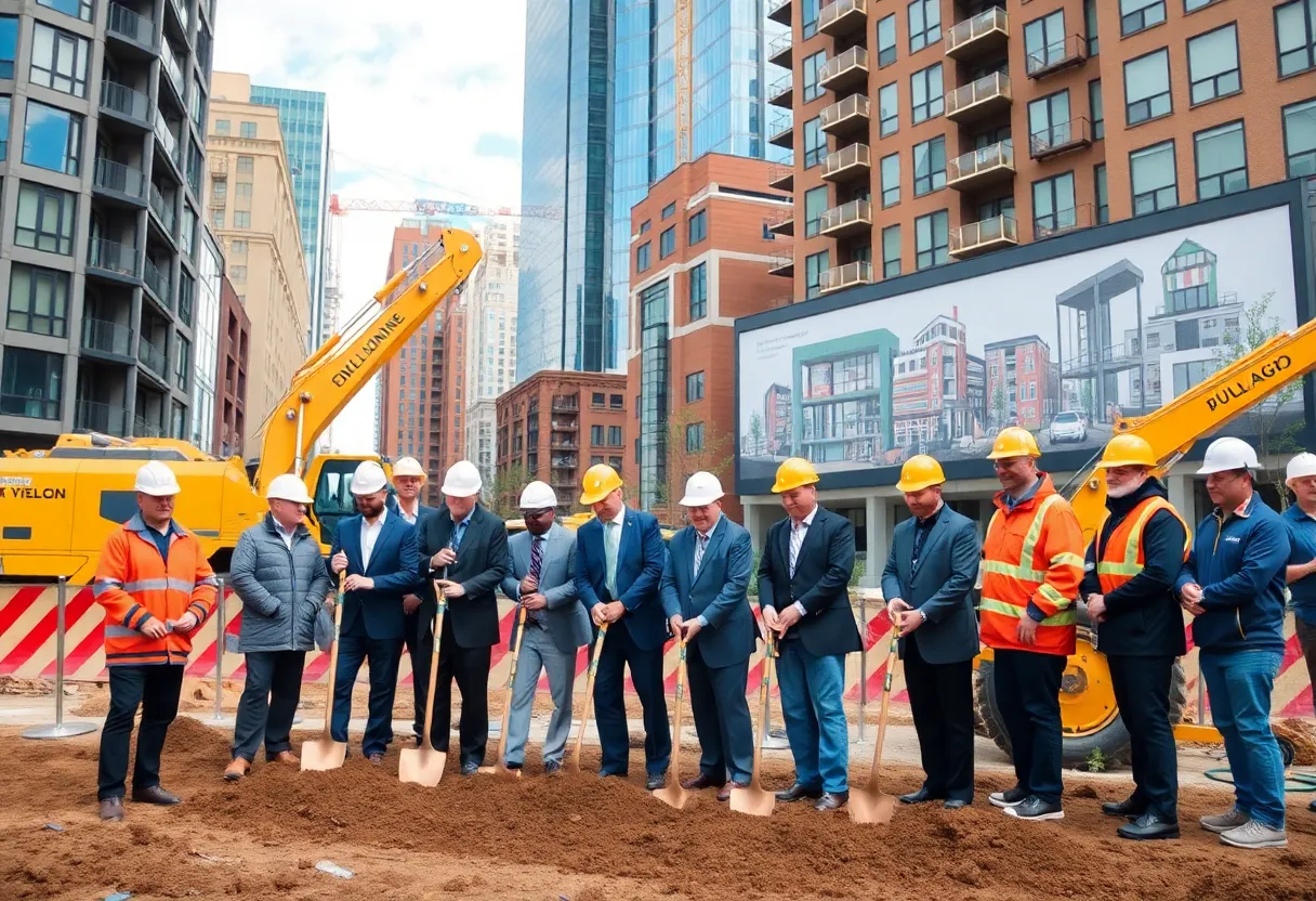 Groundbreaking ceremony at Pearl Square development in Jacksonville
