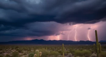 Weather Changes Bring Rain and Thunderstorms to Phoenix
