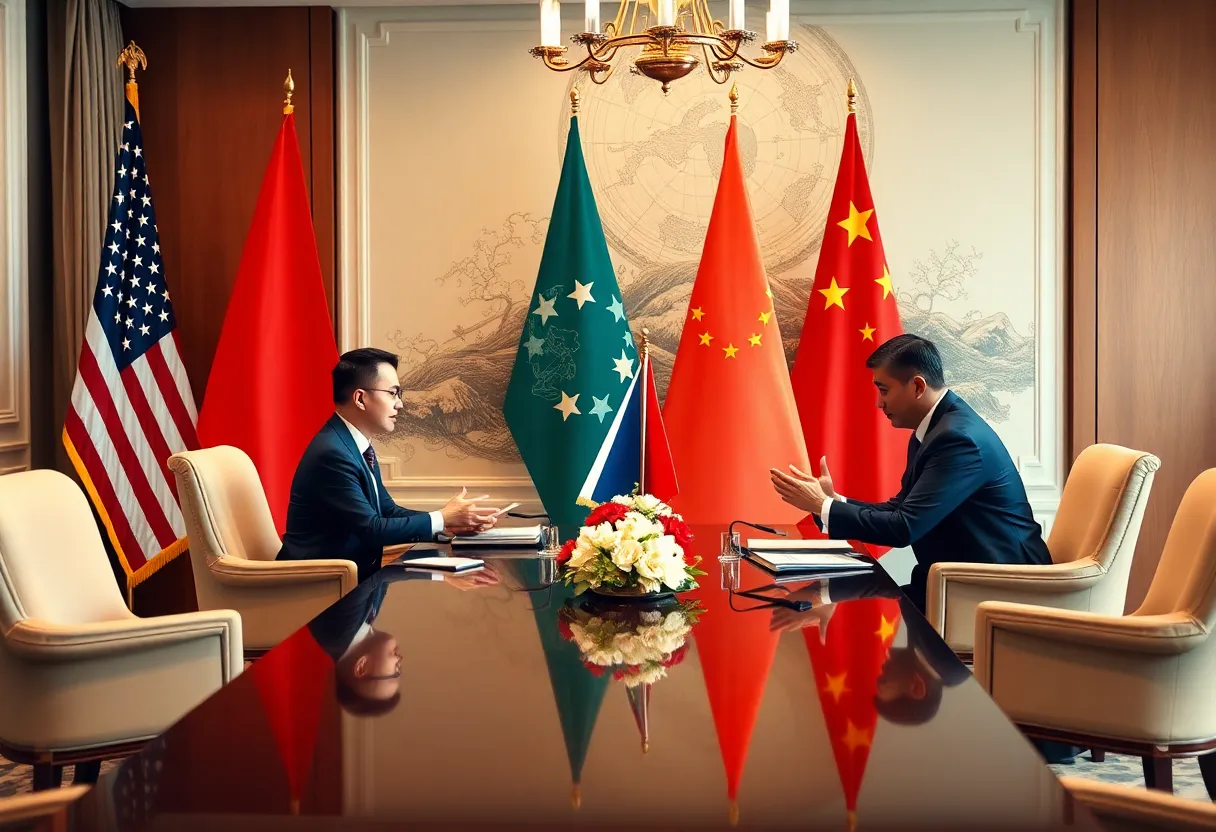 US China Trade Talks Meeting