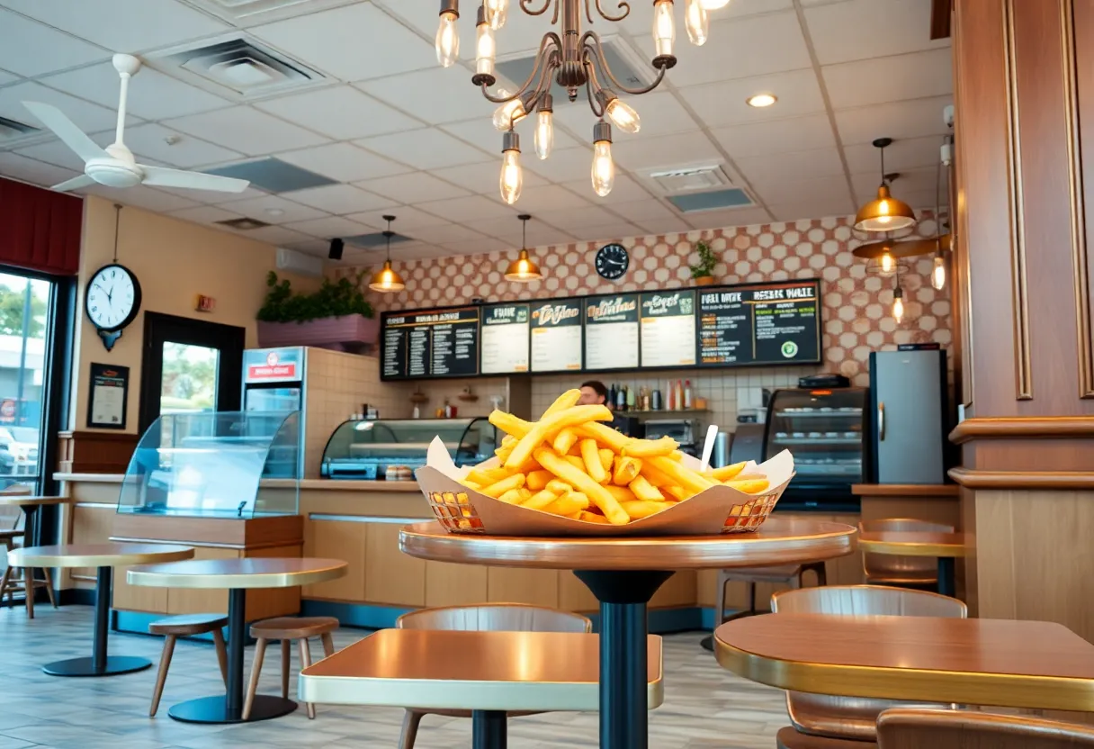 Interior of Arthur Treacher's Fish & Chips in Cleveland Heights