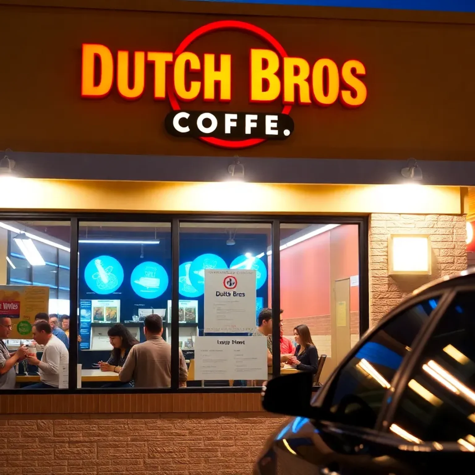 Exterior view of Dutch Bros Coffee in Jacksonville