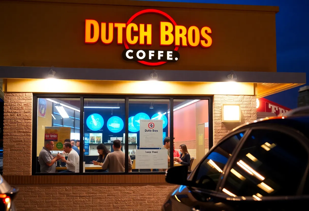 Exterior view of Dutch Bros Coffee in Jacksonville