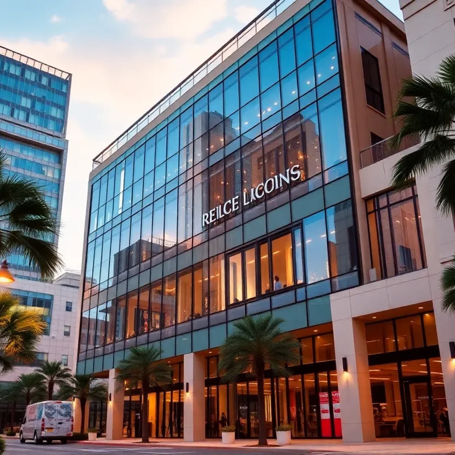 Office building in downtown Jacksonville representing commercial real estate.