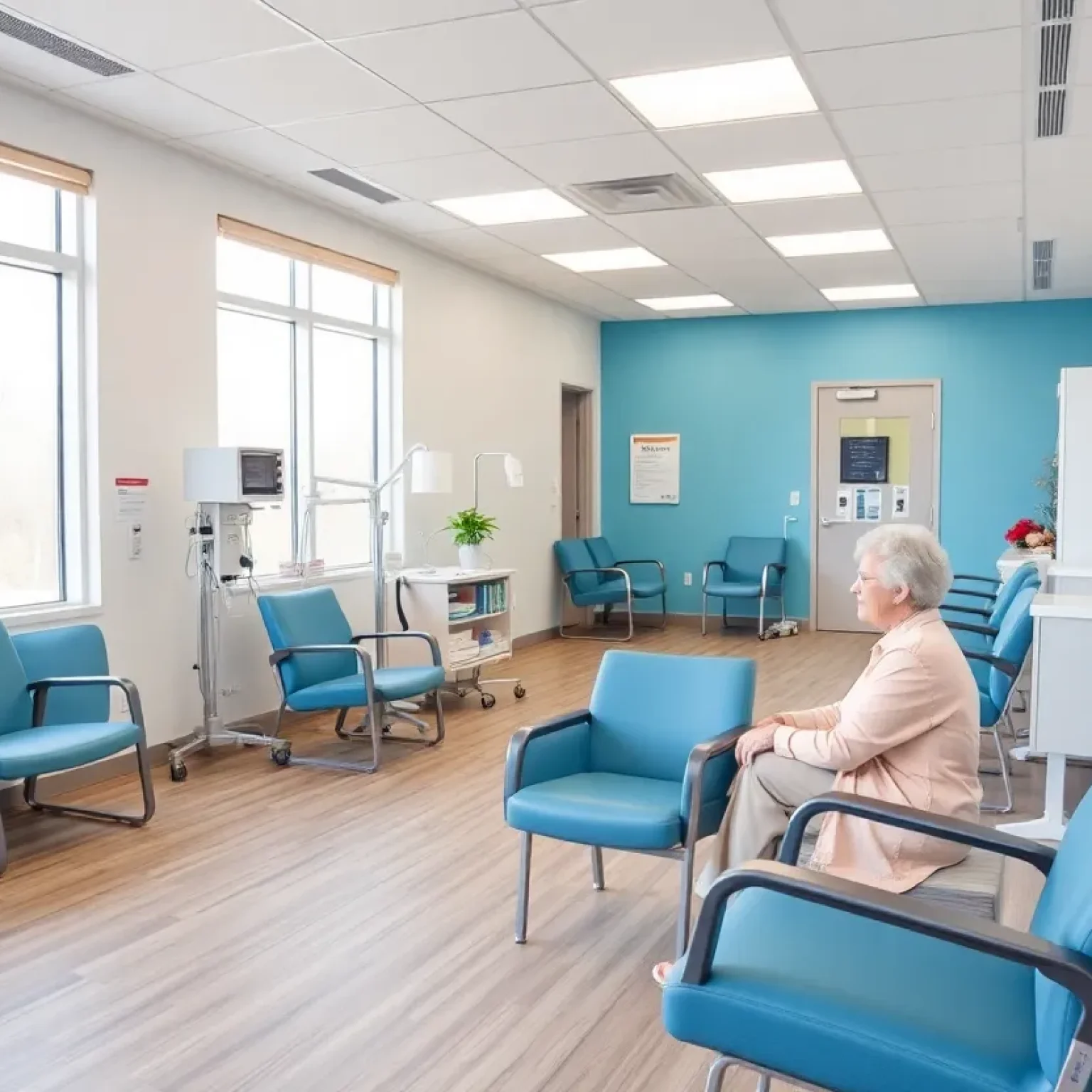 Interior of a senior-focused care clinic in Jacksonville