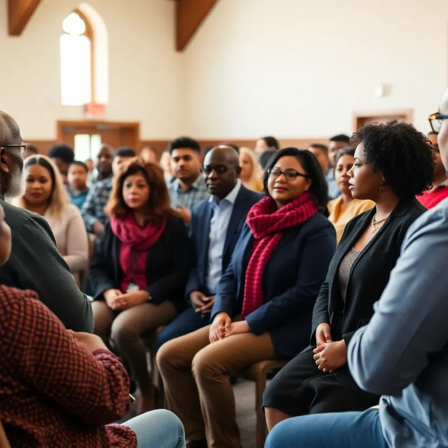Residents attending a Jacksonville town hall focused on crime reduction