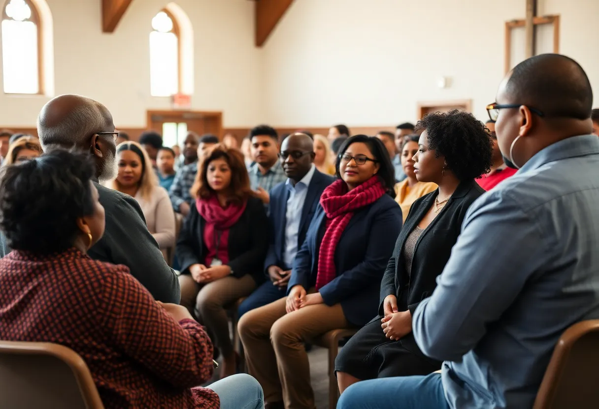 Residents attending a Jacksonville town hall focused on crime reduction