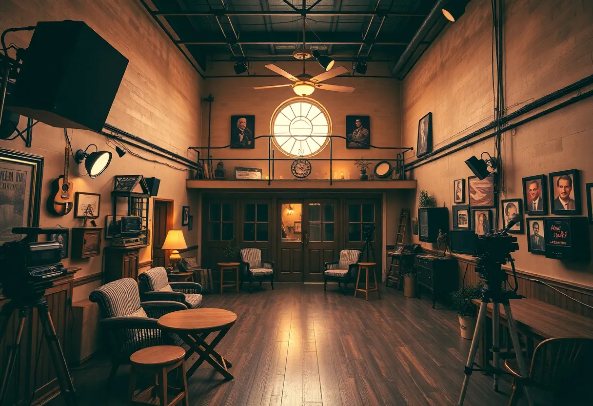A view of Norman Studios, celebrating its anniversary.