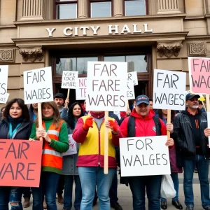 Philadelphia Workers Strike for Fair Wages