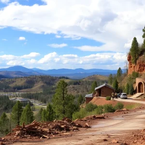 Aftermath of Flash Flooding in Ruidoso