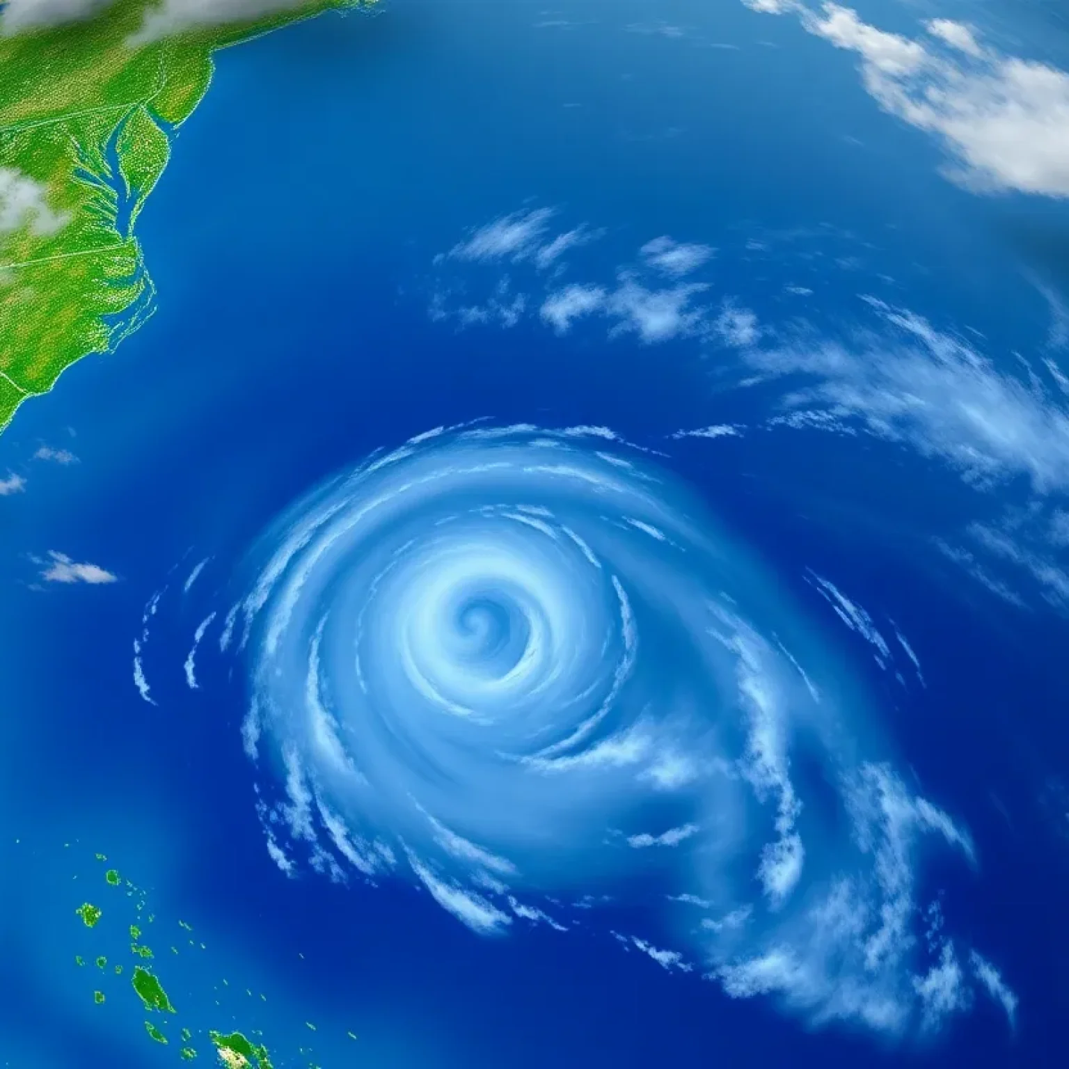 Weather radar showing Tropical Depression #3