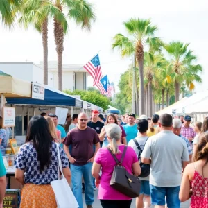 Community members celebrating 904 Day in Northeast Florida