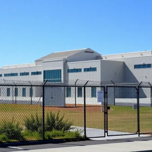 Exterior of the new immigration detention facility in Florida