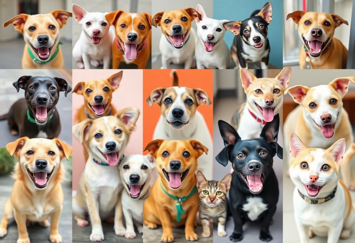 A variety of adoptable dogs and cats from Jacksonville animal shelters looking for loving homes.