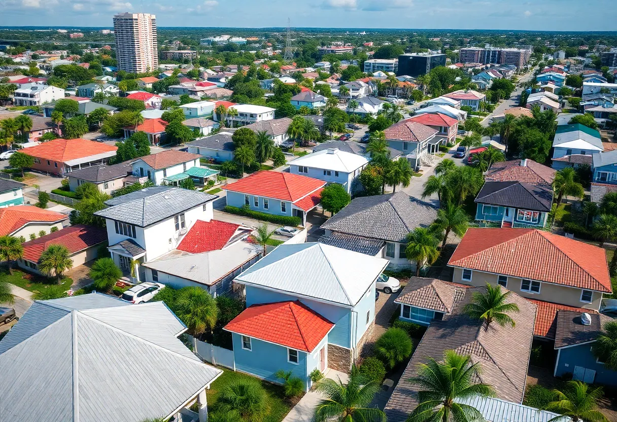 Diverse neighborhoods in Jacksonville showcasing housing and local banks