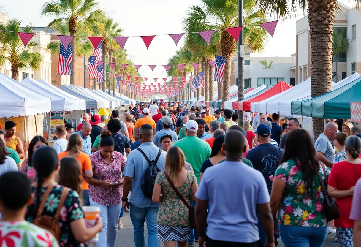 Celebration of community spirit at a local event in Jacksonville