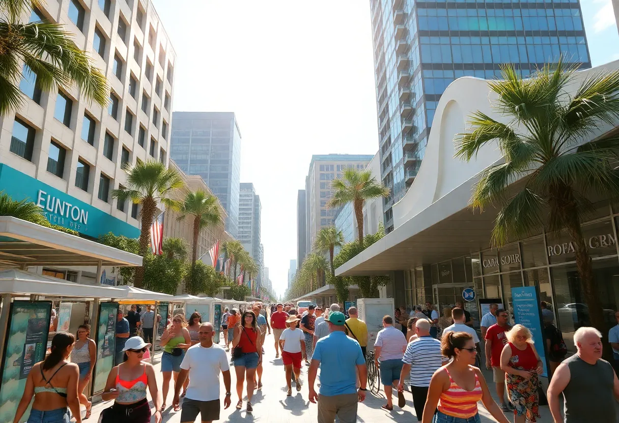 People at Jacksonville cooling center during heat advisory