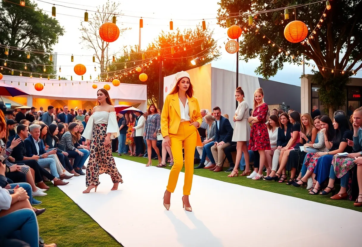 Fashion show in Jacksonville showcasing unique designs
