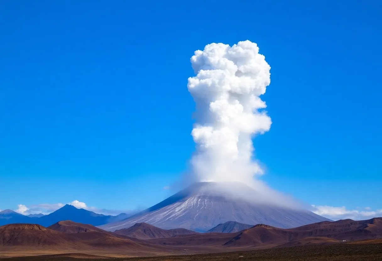 Volcanic Eruption in Kamchatka