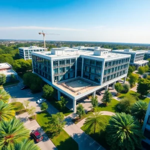 Modern office buildings acquired by Savlan Capital in South Jacksonville