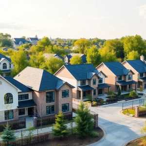 Residential construction site for new homes in Jacksonville by Taylor Morrison.