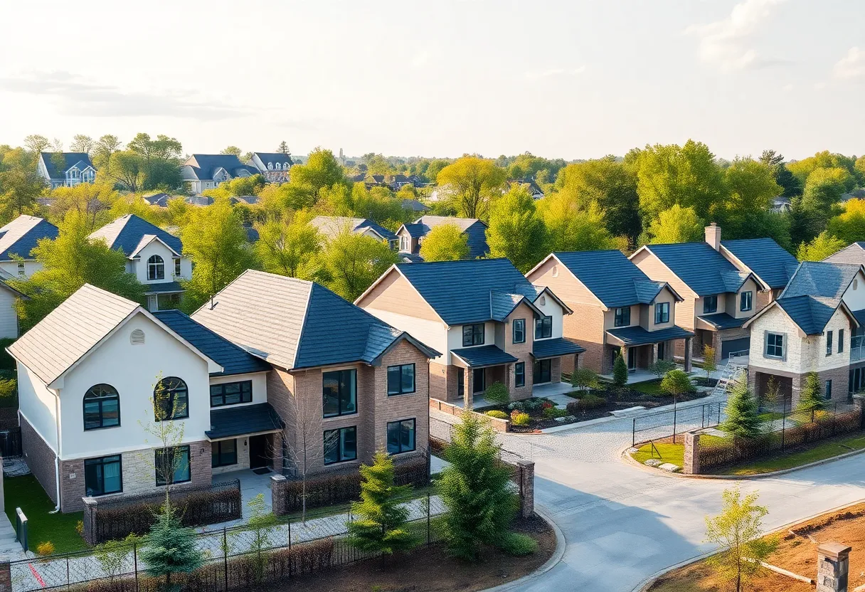 Residential construction site for new homes in Jacksonville by Taylor Morrison.