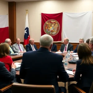 Texas Democrats Meeting in Illinois